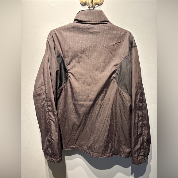 Jim Beam Charcoal Windbreaker Zip-Away Hood Full Zip Long Sleeve Lined Mens SzXL - Picture 2 of 15